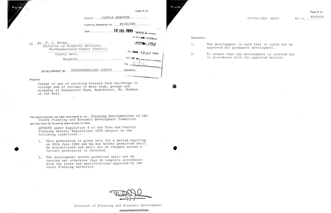 1989 Planning Permission