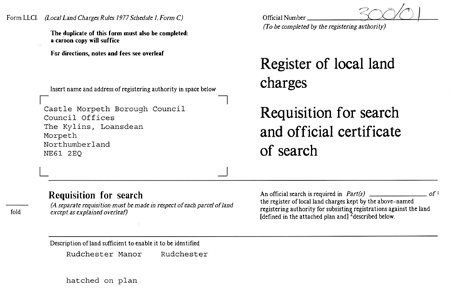 1999 Land Registry